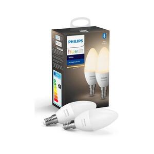 Imagine SET 2x LED Bec dimmabil Philips Hue WHITE E14/5, 5W/230V 2700K