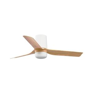 Imagine lator LED dimabil de tavan FARO 33833WT-1TW MINI PUNT TUB S 10W/230V maro/alb d. 90 cm WT + telecomandă