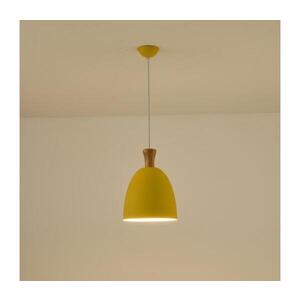 Imagine Lustră pe cablu 1xE27/15W/230V galben pr. 23 cm