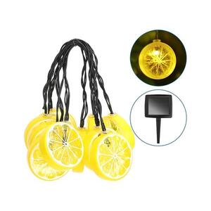 Imagine Instalație LED solară 10xLED/3, 8m IP44 alb cald
