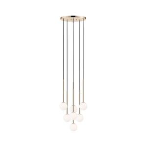 Imagine Lustră pe cablu Zuma Line P0574-07F-F7AA ARCTURUS 7xG9/4W/230V auriu