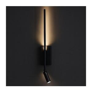 Imagine Aplică LED de perete TORCH, 6W/230V + 3W LED, negru