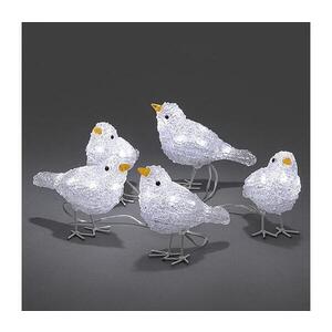 Imagine Decorațiune LED de Crăciun de exterior 5x BIRDS 40xLED/230V/24V IP44