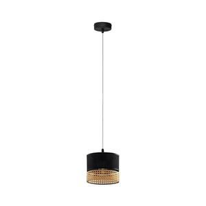 Imagine Pendul cu cablu PAGLIA 1xE27/15W/230V negru/ratan