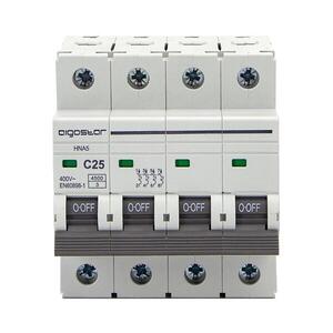 Imagine - Disjunctor automat 4 poli, 25 A, curba C, 400 V