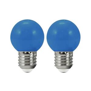Imagine SET 2x bec LED PARTY E27/0, 5W/36V albastru