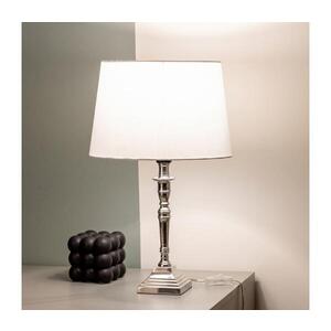 Imagine BRILAGI - Lampă de masă CERIA 1xE27/60W/230V Ø 30 cm argintie/albă