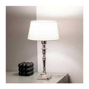 Imagine BRILAGI - Lampă de masă CERIA 1xE27/60W/230V Ø 25 cm argintie/albă