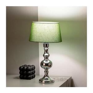 Imagine BRILAGI - Lampă de masă CERIA 1xE27/60W/230V Ø 25 cm crom lucios/verde