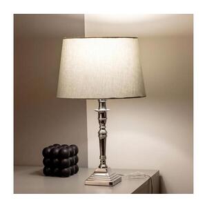 Imagine BRILAGI - Lampă de masă CERIA 1xE27/60W/230V Ø 30 cm argintie/gri