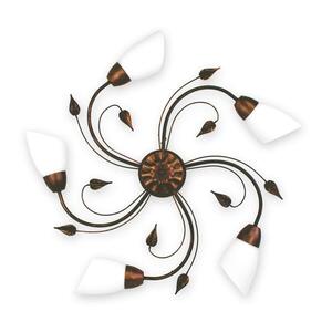 Imagine BRILAGI - Plafonieră WILLOW 5xE27/40W/230V Ø 75 cm bronz