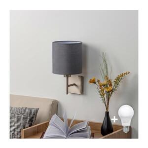 Imagine BRILAGI - aplică de perete LED NUBILA 1xE27/60W/230V crom mat/antracit