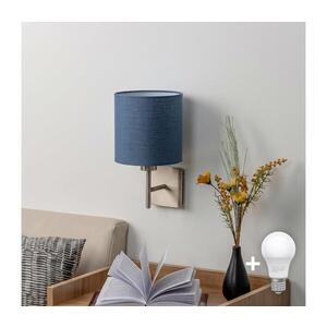 Imagine BRILAGI - Aplica LED de perete NUBILA 1xE27/60W/230V crom mat/albastru închis