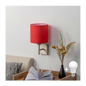 Imagine BRILAGI - LED aplică de perete NUBILA 1xE27/60W/230V crom mat/roșu