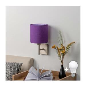 Imagine BRILAGI - Aplică de perete LED NUBILA 1xE27/60W/230V crom mat/mov