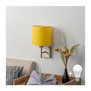 Imagine BRILAGI - Aplică de perete LED NUBILA 1xE27/60W/230V crom mat/galben