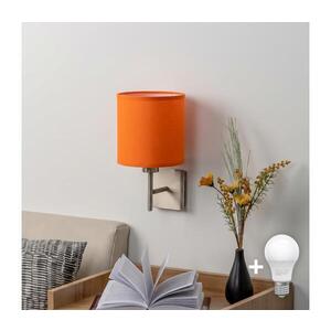 Imagine BRILAGI - Aplica de perete LED NUBILA 1xE27/60W/230V crom mat/portocaliu