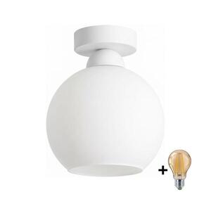 Imagine BRILAGI - LED Plafonieră RETRO GLASS 1xE27/60W/230V Ø 15 cm albă
