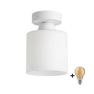 Imagine BRILAGI - LED Plafonieră RETRO GLASS 1xE27/60W/230V Ø 10 cm albă
