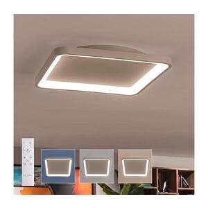 Imagine BRILAGI - Plafonieră LED dimerabilă FALCON SLIM LED/50W/230V 50x50 cm bej + telecomandă