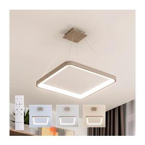 Imagine BRILAGI - lustră LED dimabilă suspendată pe cablu FALCON SLIM LED/50W/230V 50x50 cm bej + telecomandă