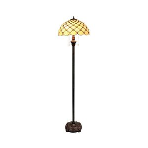 Imagine BRILAGI - Tiffany lampă de podea cu vitralii IVORY SMOOTH 2xE27/60W/230V