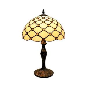 Imagine BRILAGI - Tiffany lampă de masă cu vitralii IVORY SMOOTH 1xE27/60W/230V