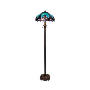 Imagine BRILAGI - lampă de podea Tiffany din vitralii CORAL 2xE27/60W/230V