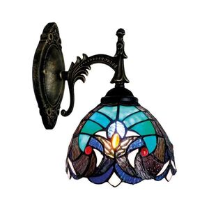 Imagine BRILAGI - lampă de perete Tiffany din vitralii CORAL 1xE14/40W/230V