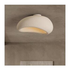 Imagine BRILAGI - Lampă de tavan WABI SABI 1xE27/60W/230V Ø 50 cm albă