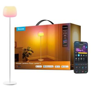 Imagine Govee - LED RGBICWW lampă de podea dimabilă LANTERN MATTER LED/24W/230V Wi-Fi 160 cm