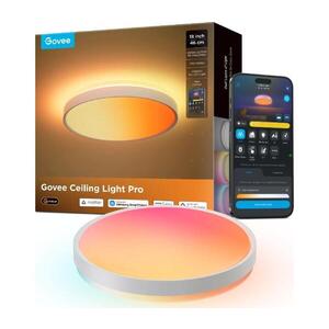 Imagine Govee - Plafonieră LED RGBICWW reglabilă, 55W, 230V, Ø 46 cm, Matter, Wi-Fi