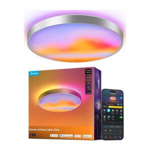 Imagine Govee - Plafonieră LED RGBICWW reglabilă, 55W, 230V, Ø 53 cm, Matter, Wi-Fi