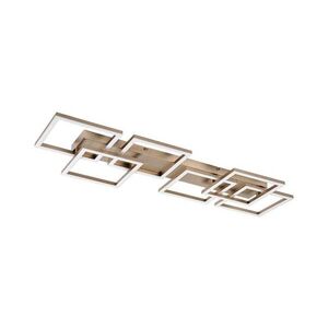Imagine Rabalux 71499 - Plafonieră LED dimabilă FATMA 40W/230V 3000-6500K 33x100 cm aurie+telecomandă