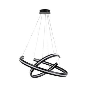 Imagine Rabalux 72052 - Lampă suspendată LED reglabilă pe cablu ZADIE 80W/230V 3000-6500K negru + telecomandă