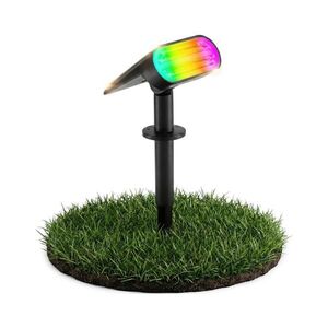 Imagine Lampă solară LED RGB 2 în 1 LED/3, 7V 1200 mAh IP54 neagră