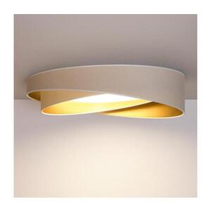 Imagine BRILAGI - LED reglabil VELVET TWIST LED/36W/230V CCT Ø 65 cm WT alb/auriu + cu telecomandă