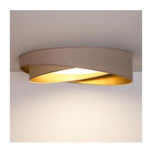 Imagine BRILAGI - Lampă LED dimabilă VELVET TWIST LED/36W/230V CCT Ø 65 cm WT bej/auriu + telecomandă