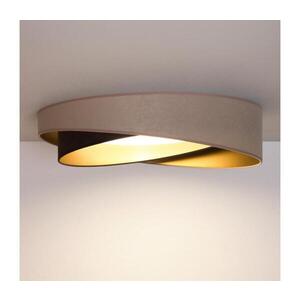 Imagine BRILAGI-LED Plafonieră VELVET TWIST LED/24W/230V 4000K Ø 55 cm bej/maro/auriu
