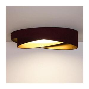 Imagine BRILAGI- Plafonieră LED VELVET TWIST LED/24W/230V 4000K Ø 55 cm vișiniu/auriu.
