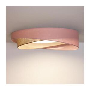 Imagine BRILAGI - LED dimabil VELVET TWIST LED/36W/230V CCT Ø 65 cm WT roz./bej. + telecomandă
