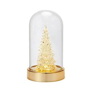 Imagine Markslöjd 706531 - Decorațiune de Crăciun cu LED ISLA LED/0, 06W/3xAA alamă/brăduț
