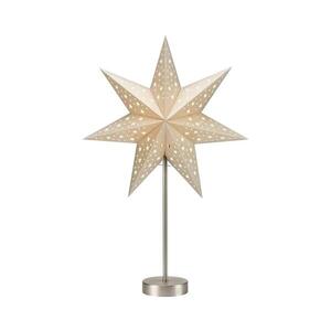 Imagine Markslöjd 706053-LED Decorațiune de Crăciun MATHILDA LED/0, 2W/3xAA 68 cm bej/crom mat