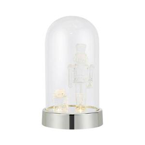 Imagine Markslöjd 706526 - Decorațiune de Crăciun LED ISLA LED/0, 12W/3xAA crom lucios/spargător de nuci