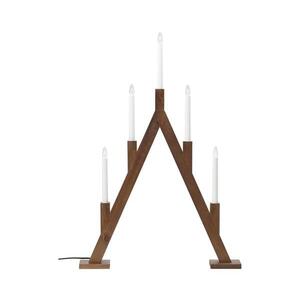 Imagine Markslöjd 706471 - Sfesnic de Crăciun BJURFORS 5xE10/3W/230V pin/maro
