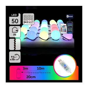 Imagine - LED RGBIC Ghirlandă decorativă 25xLED/5W/USB 10 m multicoloră