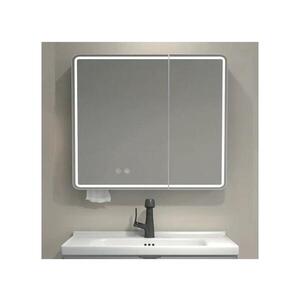 Imagine BRILAGI - Dulap de baie cu oglindă și iluminare LED integrată NOTO DOUBLE 60x70 cm