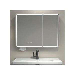 Imagine BRILAGI - Dulap de baie cu oglindă și iluminare LED NOTO DOUBLE 78x70 cm