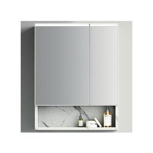 Imagine BRILAGI - Dulap de baie cu oglindă și iluminare LED integrată TRABIA DOUBLE 60x70 cm