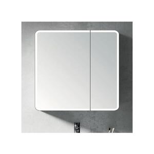Imagine BRILAGI - Dulap de baie cu oglindă și iluminare LED NOTO DOUBLE 78x70 cm